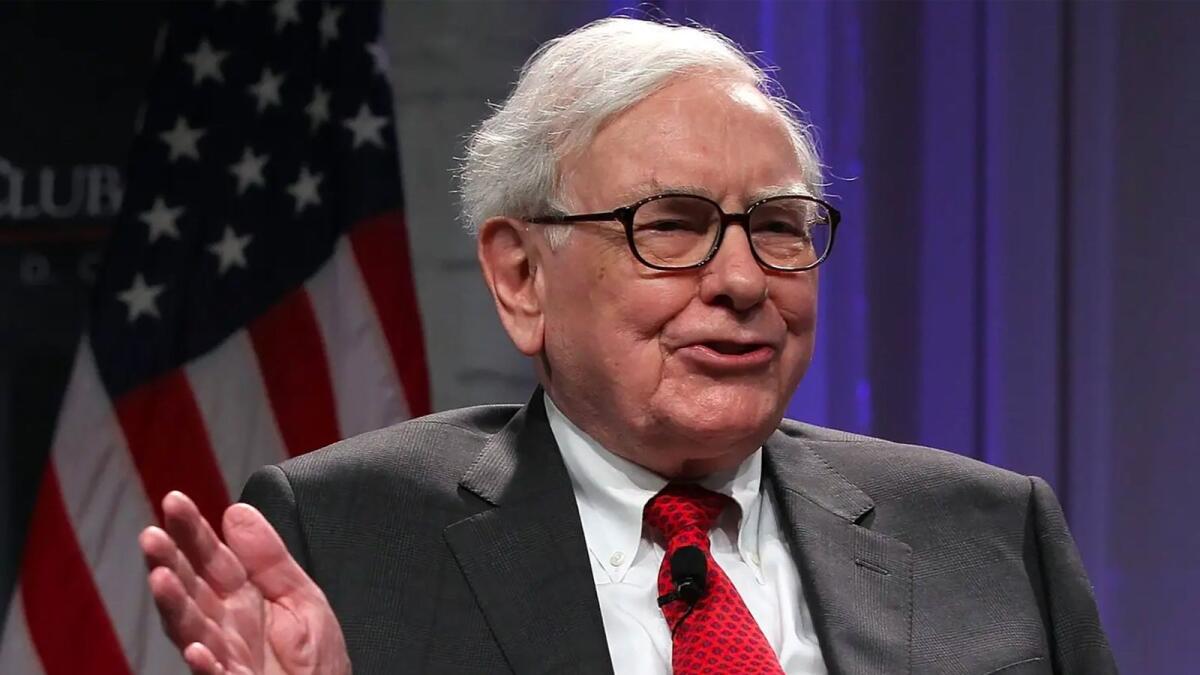 Warren Buffett aggressively invested in stocks this year when the market was weighed down by soaring inflation and rising interest rates. — File photo