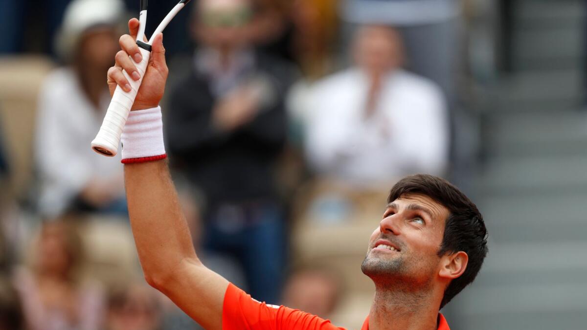 Serbian tennis icon Novak Djokovic. (AP)