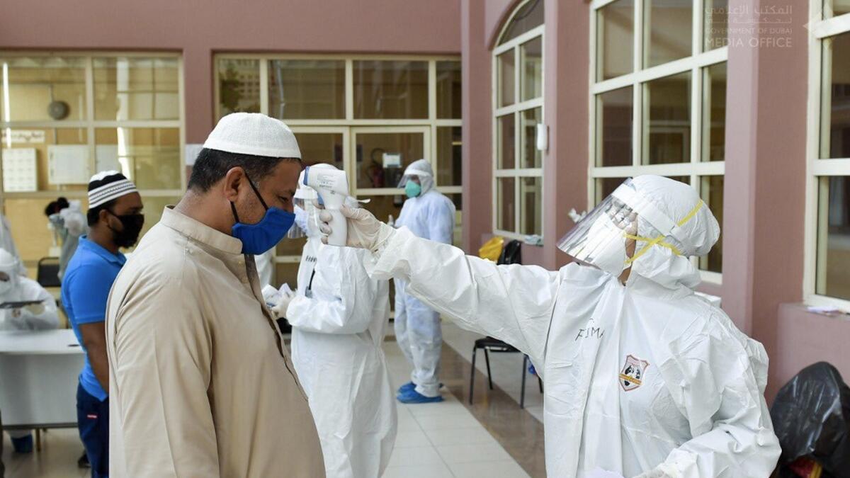 Combating coronavirus, covid19, Dubai,  intensive measures, labour accommodations, Covid-19 outbreak, 