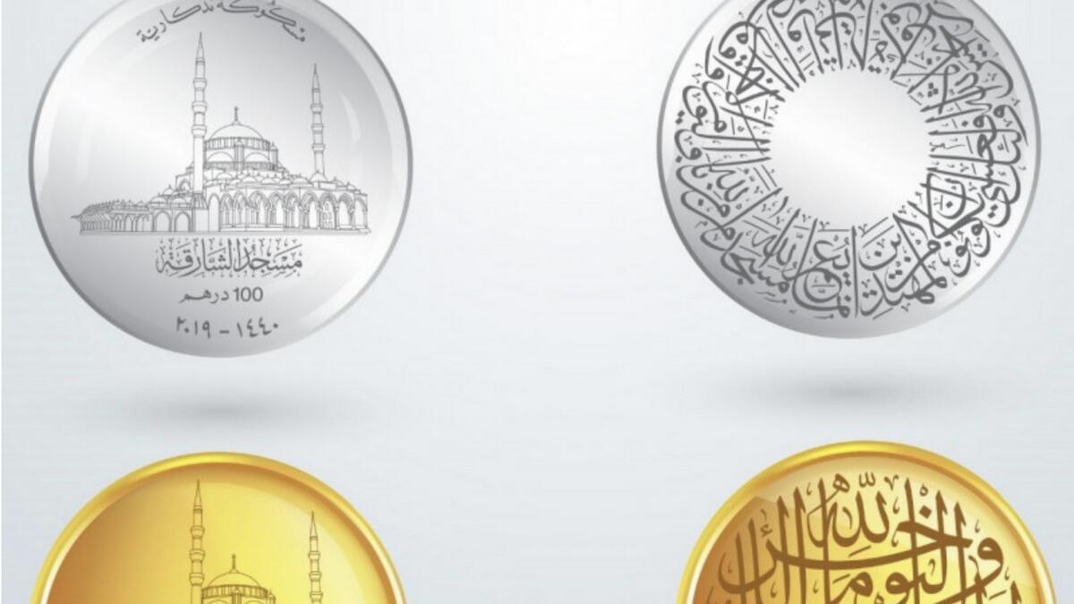 Special coins issued for new Sharjah Mosque