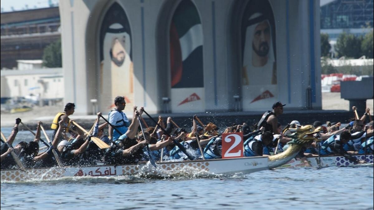 1,200 paddlers participate in RAK dragon boat race