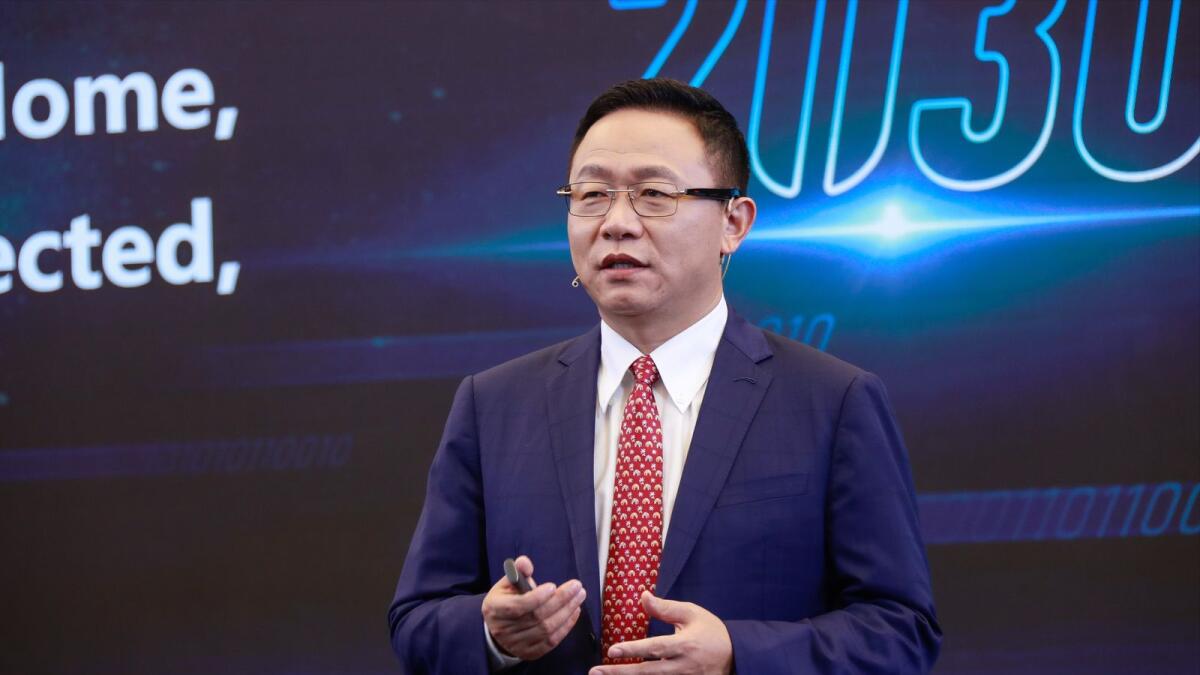 David Wang, Huawei’s executive director of the board and chairman of ICT Infrastructure Managing Board