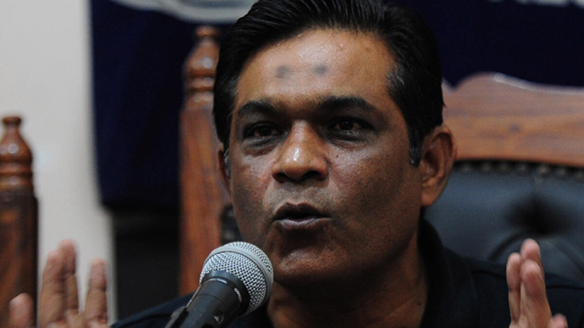 According to Rashid Latif (pictured), Dravid was India's go-to man whenever the Indian team lost early wickets.-- AFP