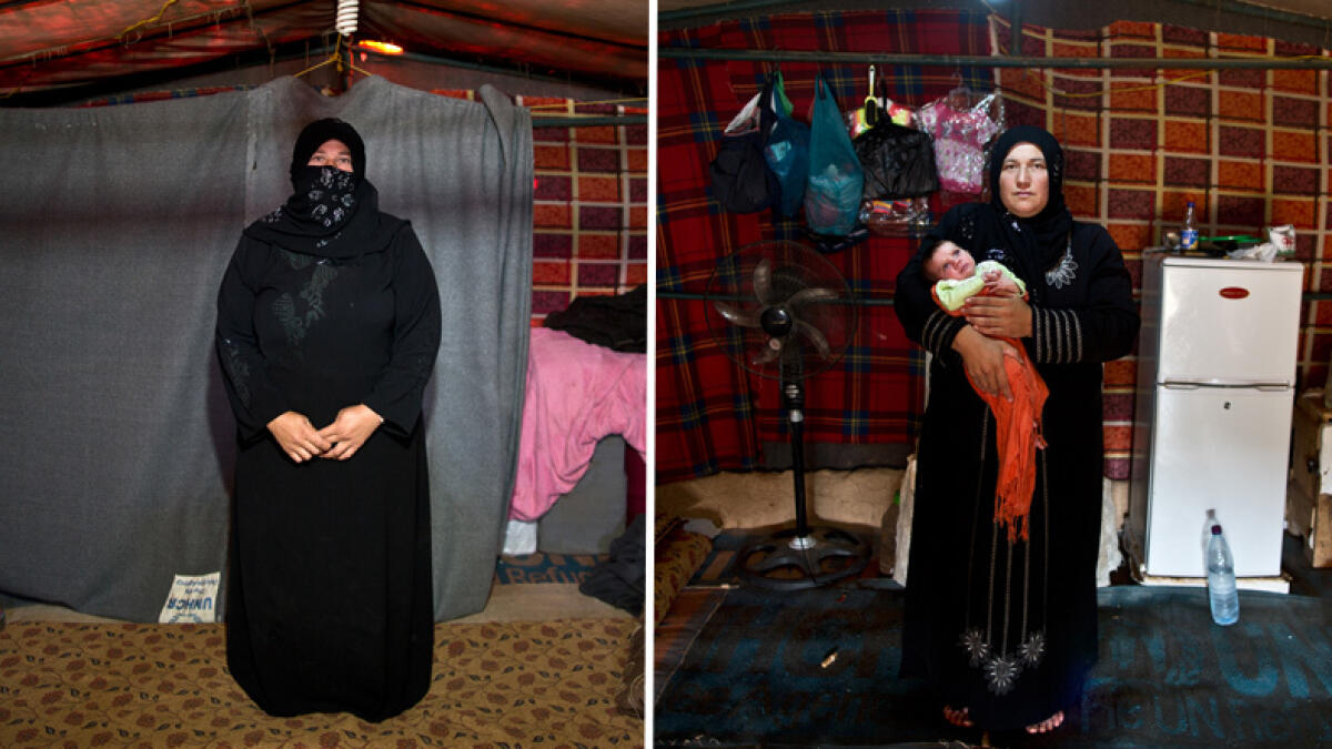 Huda Alhumaidi, 30, simply doesn’t know what to do after the birth of her seventh child, Islam.