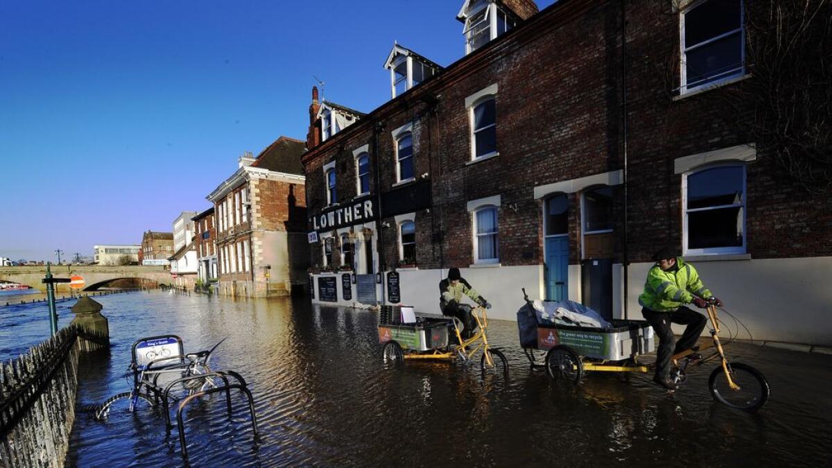 Heavy floods hit northern England, 4 South American countries