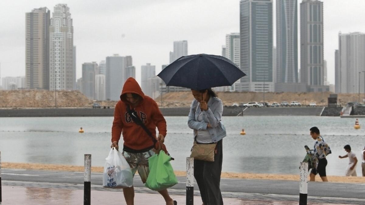 Heavy, rain, hit, parts, UAE, December 8, temperature, Dubai, Sharjah, Ajman, Fujairah, Khor Fakkan, Hatta,