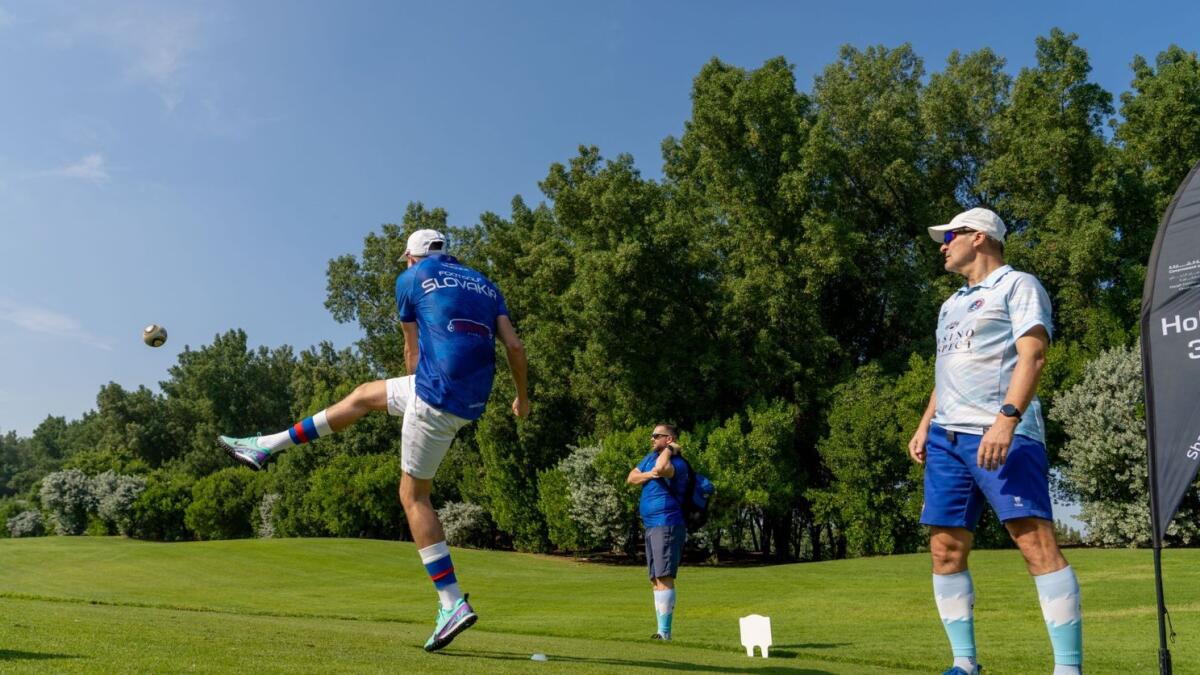 Images from the first day of the Sharjah International FootGolf Tournament 2024 - Supplied photo