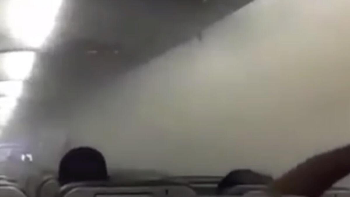 Video: American Airlines flight makes emergency landing due to smoke in cabin
