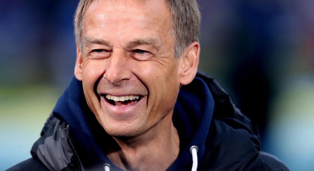 German World Cup legend Jurgen Klinsmann. — AFP