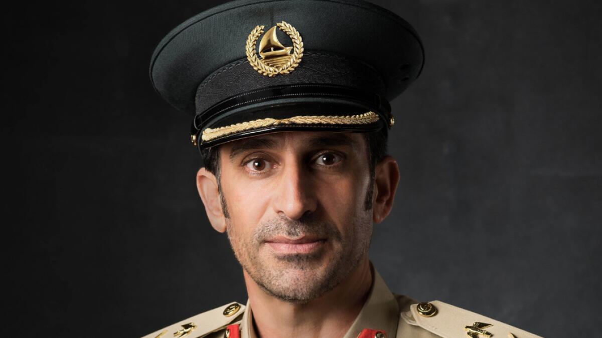 dubai police, al marri, Sheikh Mohammed, commander in chief, promotion