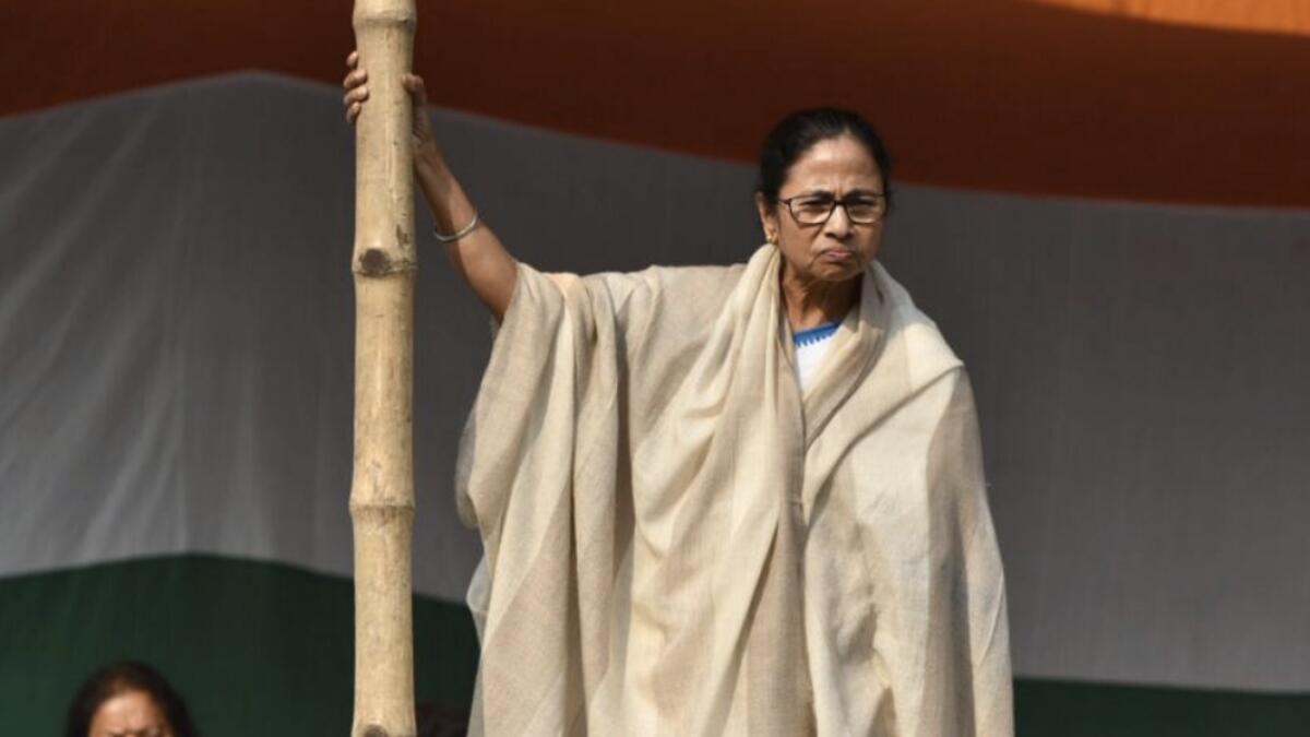 Mamata Banerjee continues sit-in, SP leader joins protest