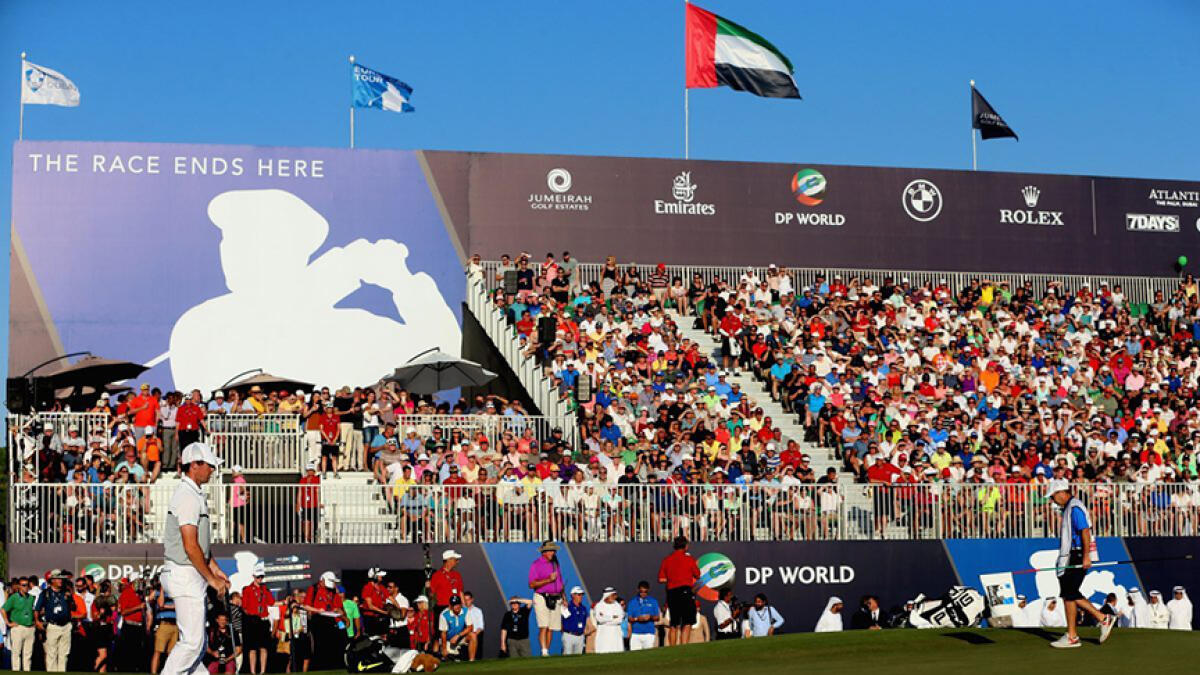 Dubai is geared up to open the gates to fans, who avidly follow their sports icons as seen in this picture during a previous edition of the DP World Tour golf tournament. -- Supplied photo