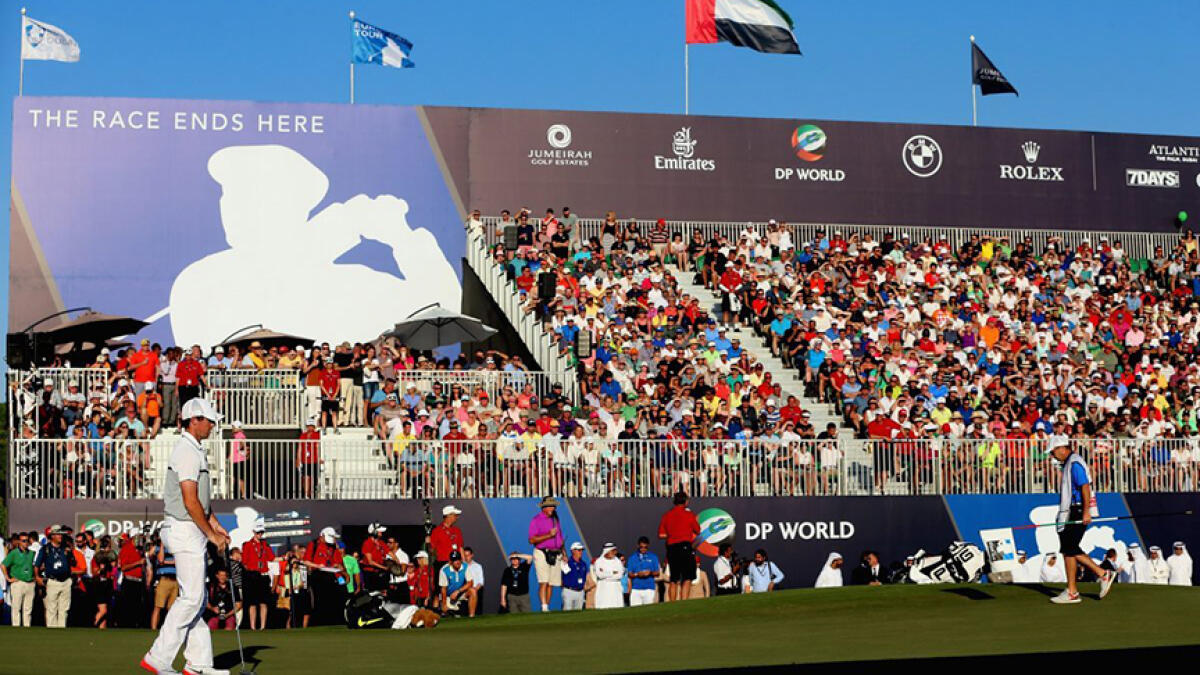 Dubai is geared up to open the gates to fans, who avidly follow their sports icons as seen in this picture during a previous edition of the DP World Tour golf tournament. -- Supplied photo