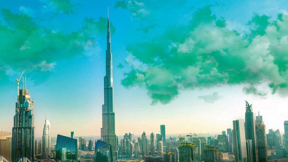 Dubai soon to experience green rain? 
