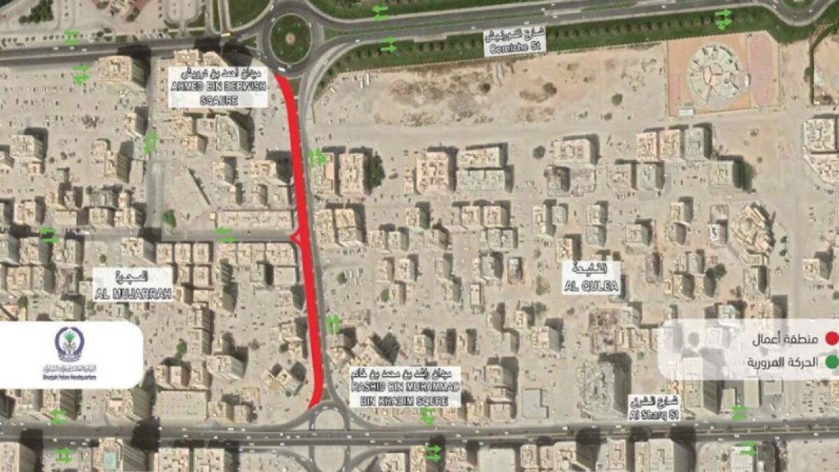 Key road in Sharjah to be closed for 20 days, diversion announced 