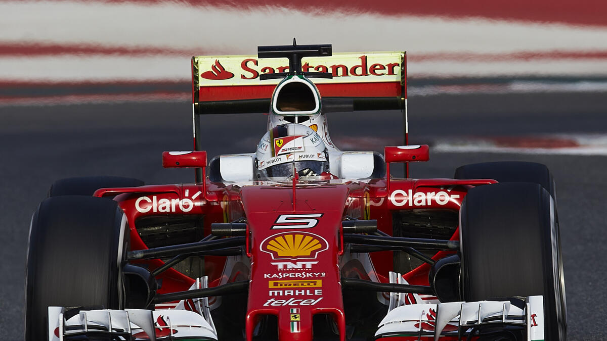 Ferrari driver Sebastian Vettel sets pace again  in Barcelona — AP