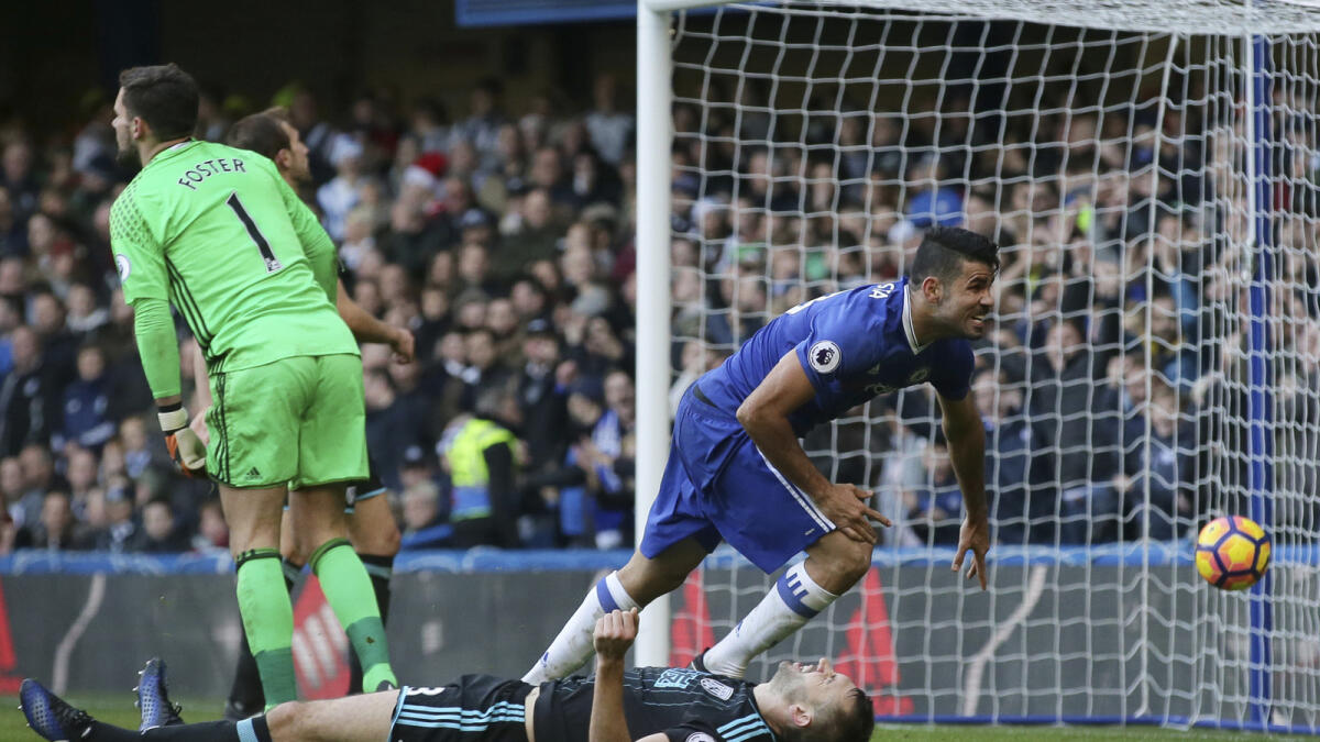 Costa goal sends Chelsea to the top
