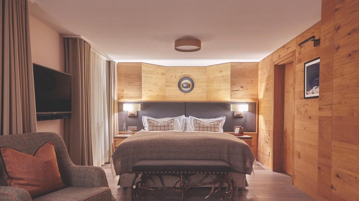 The lodge features 24 suites and rooms, complete with plush settings