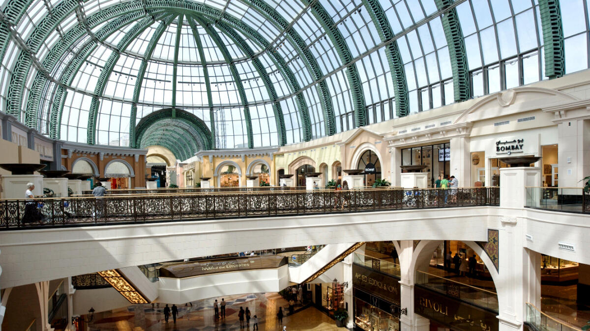 The Mall of the Emirates.