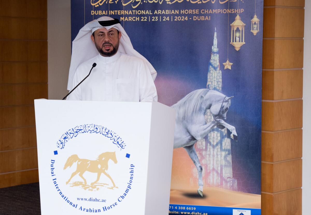 Adel Alfalasi, DIAHC Executive Manager. at the judges selection draw. - Supplied photo