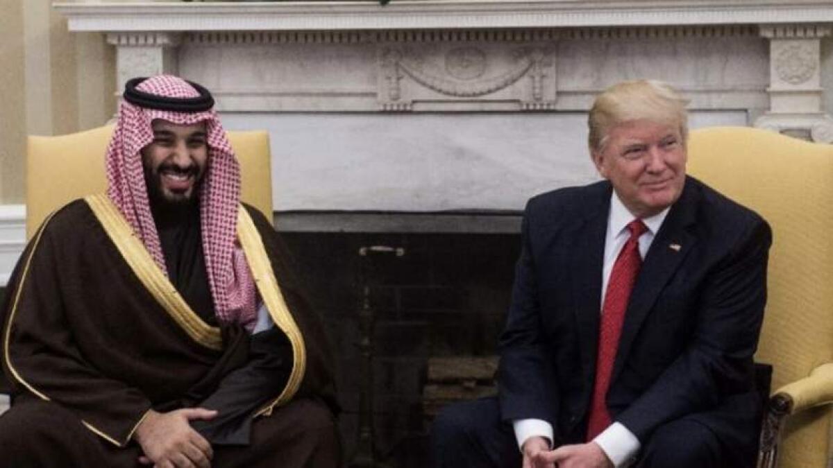 Trump hails great friendship with Saudi Crown Prince