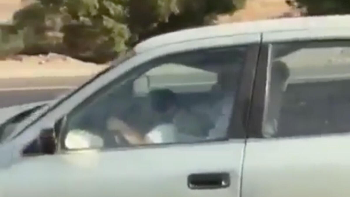 Video: 8-year-old captured driving in Saudi Arabia