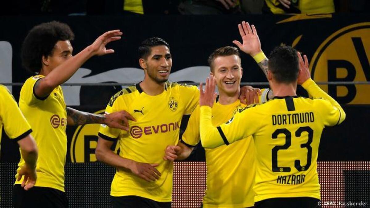 Dortmund will be without captain Marco Reus, Axel Witsel and Emre Can
