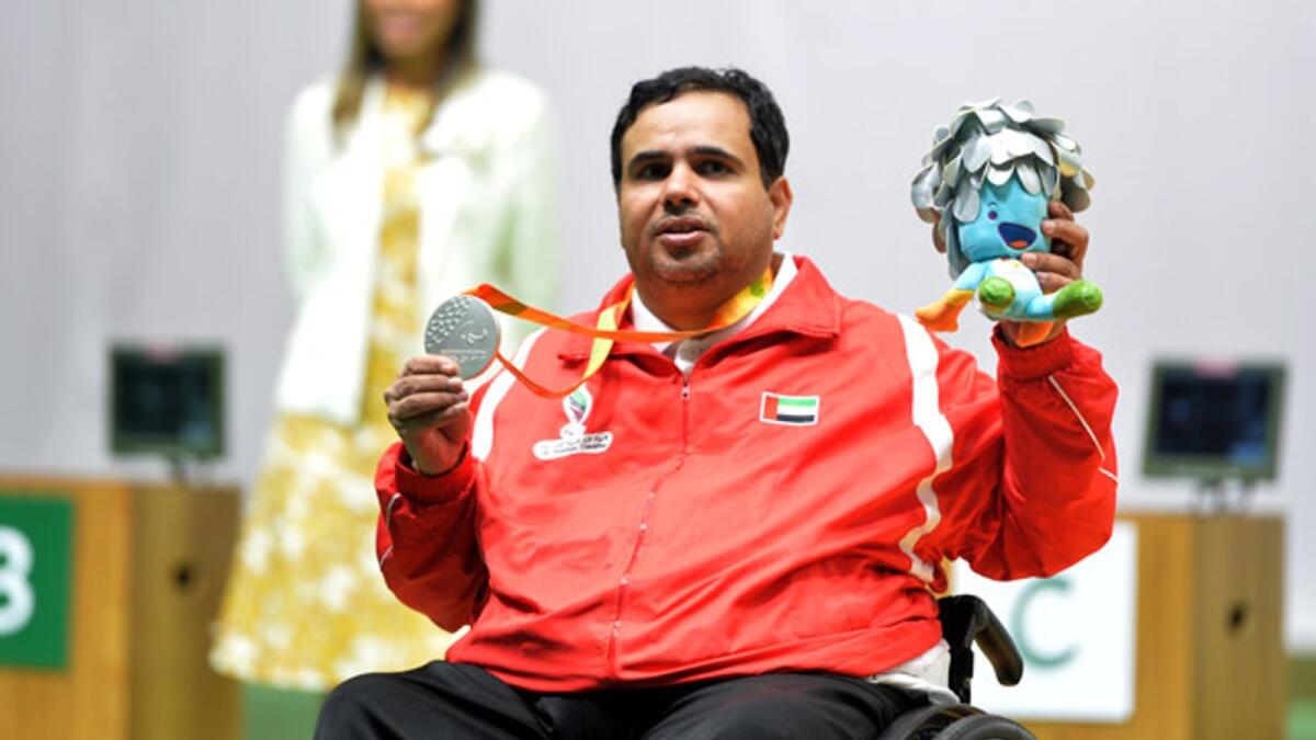 Abdulla Sultan Al Aryani put UAE on the Tokyo Paralympic Games’ list of gold-medal winners. — Wam