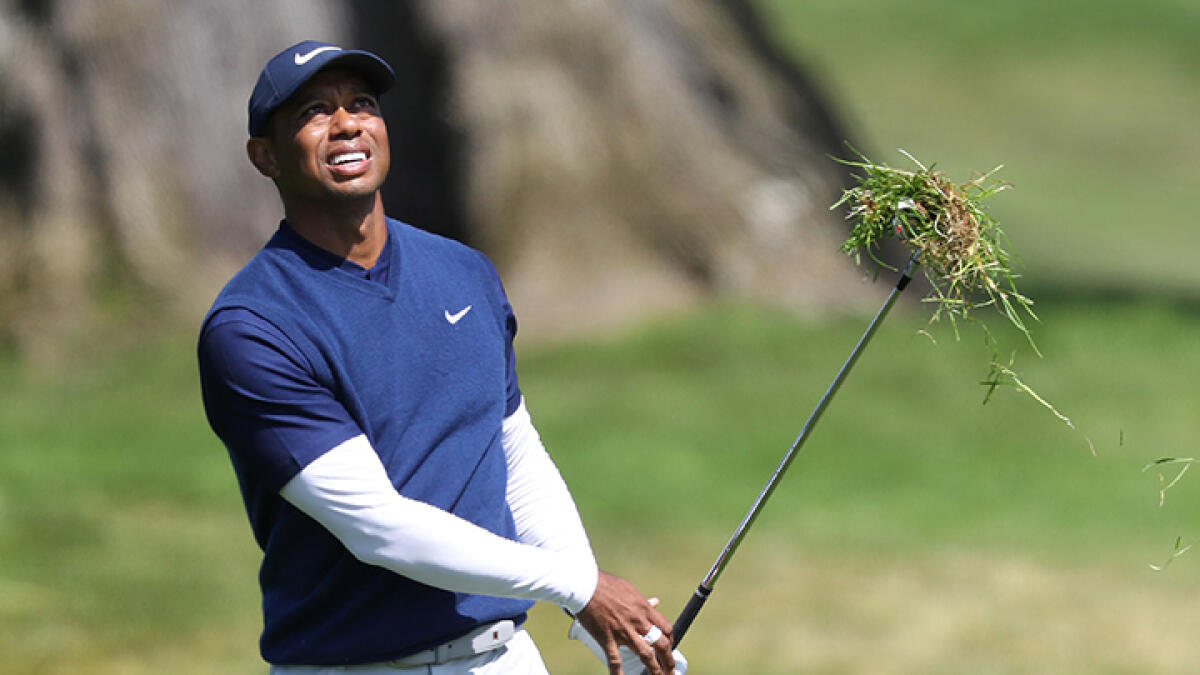 Tiger Woods' hopes of a 16th major title are all but extinguished. -- AFP