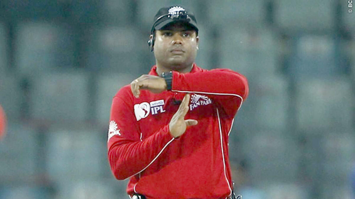 Nitin Menon is one of the umpires who will officiate in the IPL 2020.