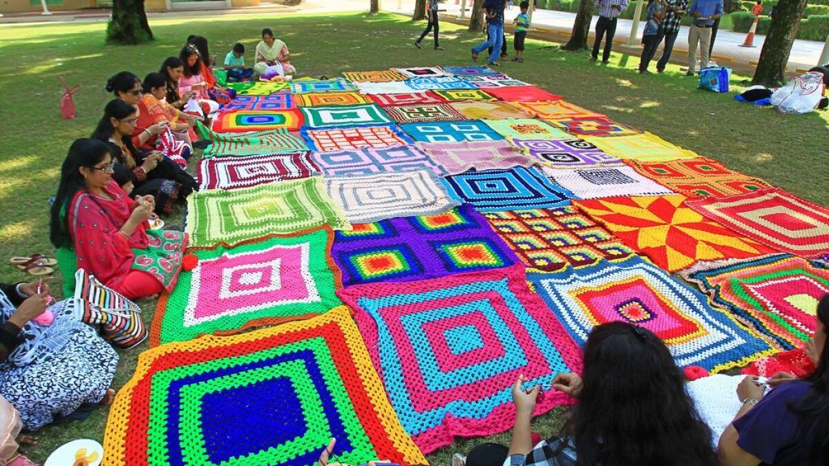 WATCH: UAE residents part of Indian crochet Guinness record 