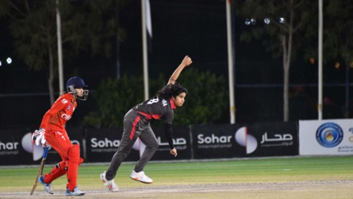 Samaira Dharnidharka, the UAE's fastest bowler