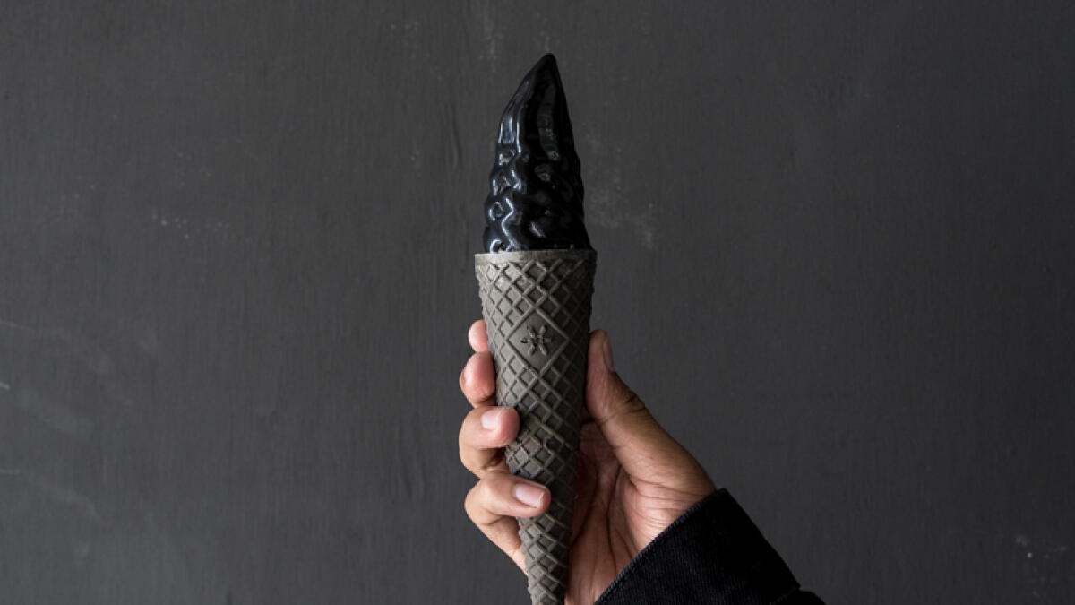 The Black Ice Cream available in SALT Black.