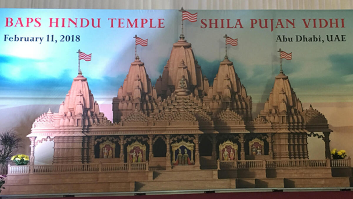 First Hindu temple in Abu Dhabi to be completed by 2020