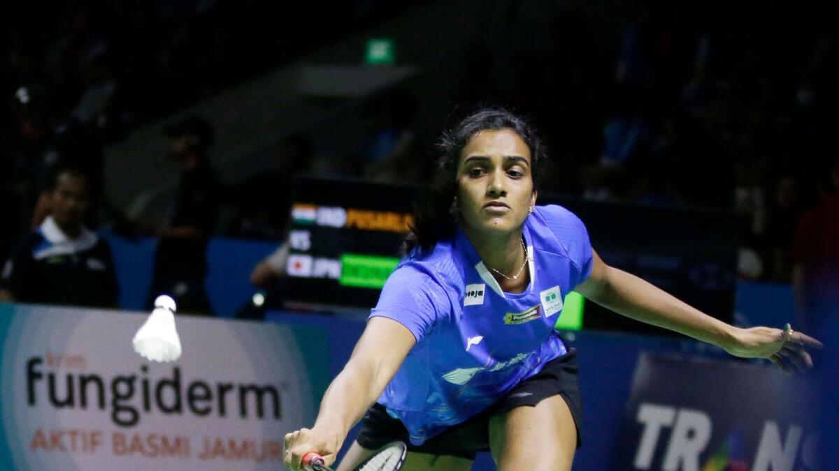PV Sindhu's journey in Thailand Open is over.— AP