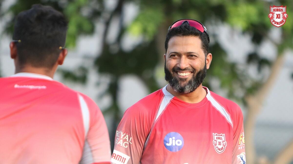 Kings XI Punjab's batting coach Wasim Jaffer. (Supplied photo)