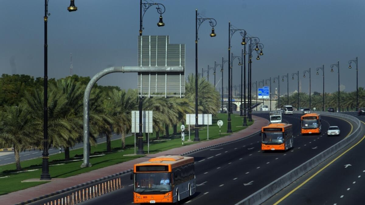Seven best quality buses, worth Dh3.5 million, have been added to Sharjah’s 135 intercity bus fleet.