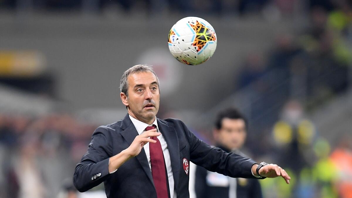 AC Milan sack coach Giampaolo after dismal start