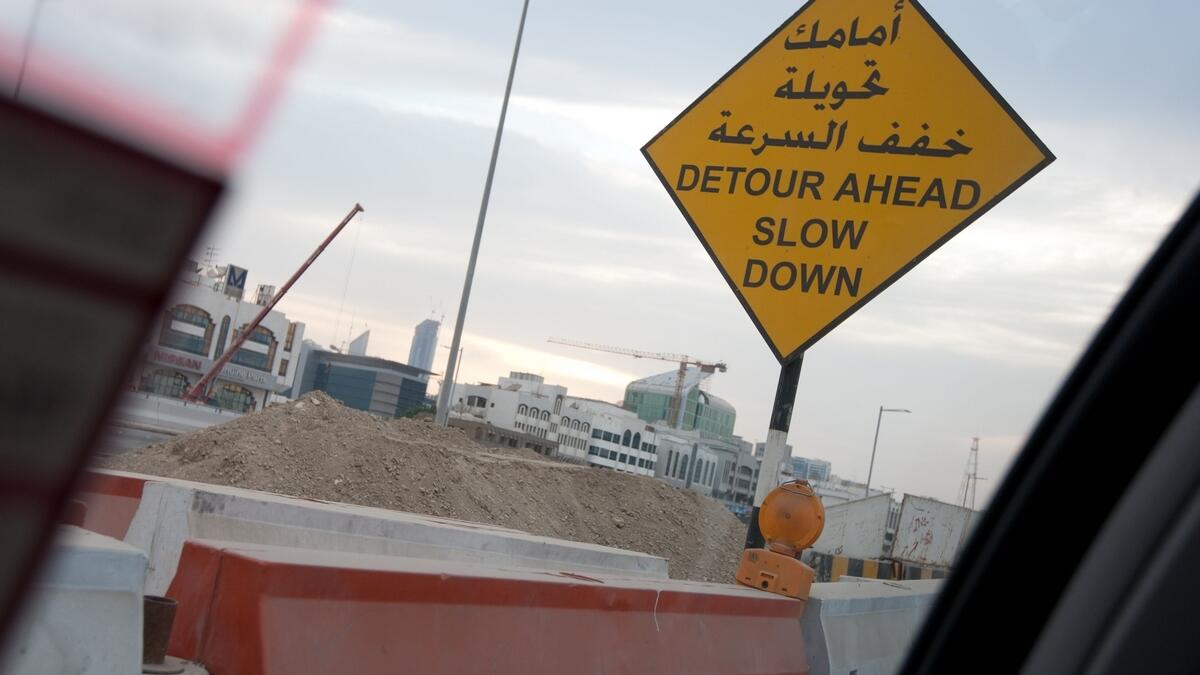 road closure, dubai, abu dhabi, traffic, UAE
