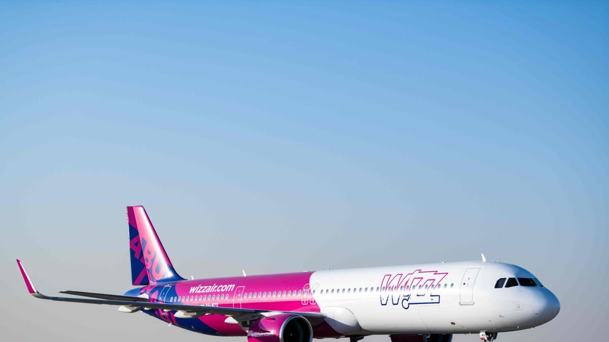 Wizz Air Abu Dhabi is looking forward to future growth, in line with the UAE Tourism Strategy 2031. - KT file