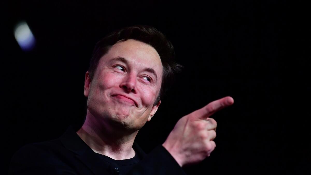 Tesla CEO Elon Musk speaks during an event in Hawthorne, California.- AFP