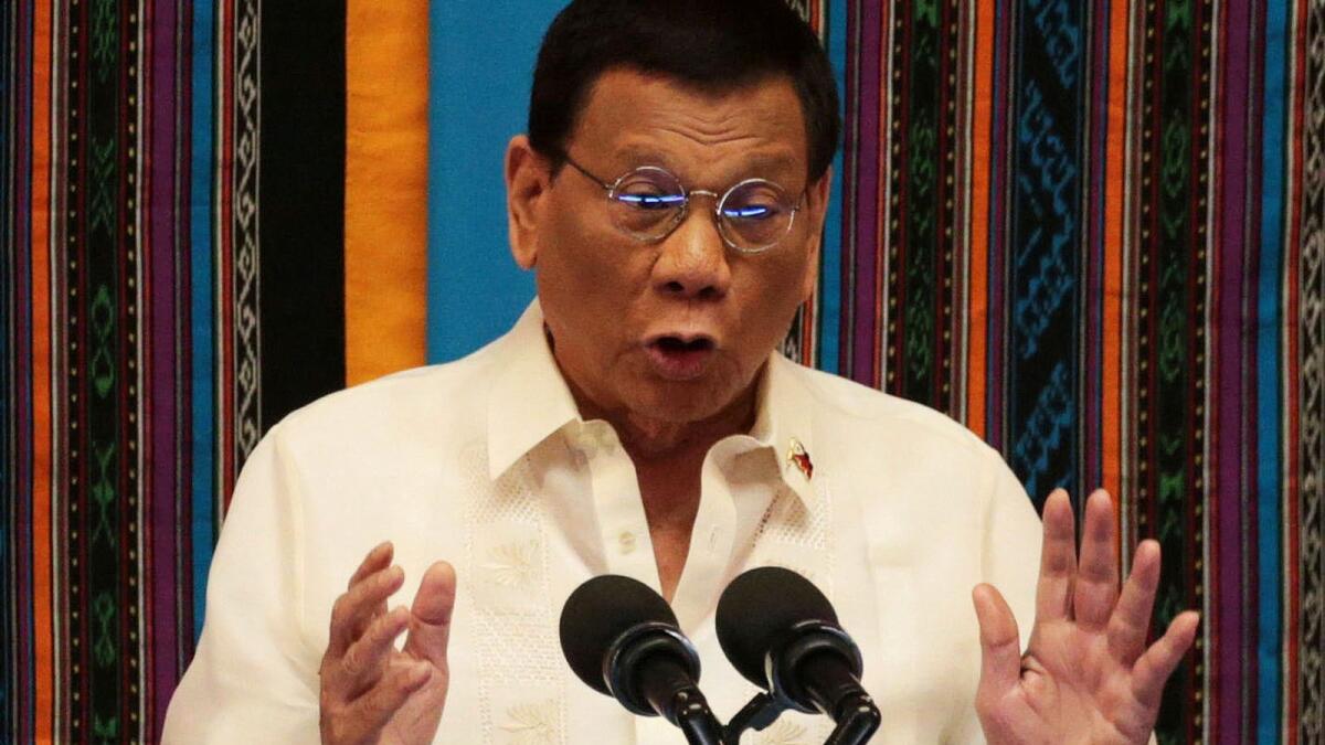 President Duterte has said previously his preference was for his country to source its Covid-19 vaccines from either China or Russia.