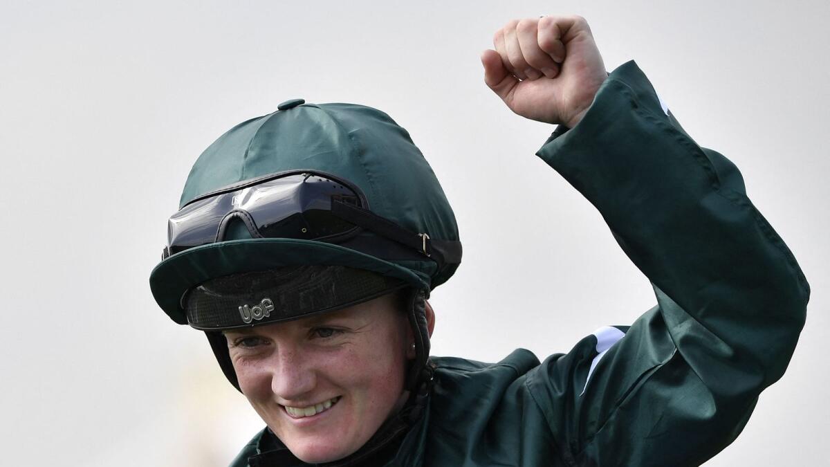 British jockey Hollie Doyle. (AFP)