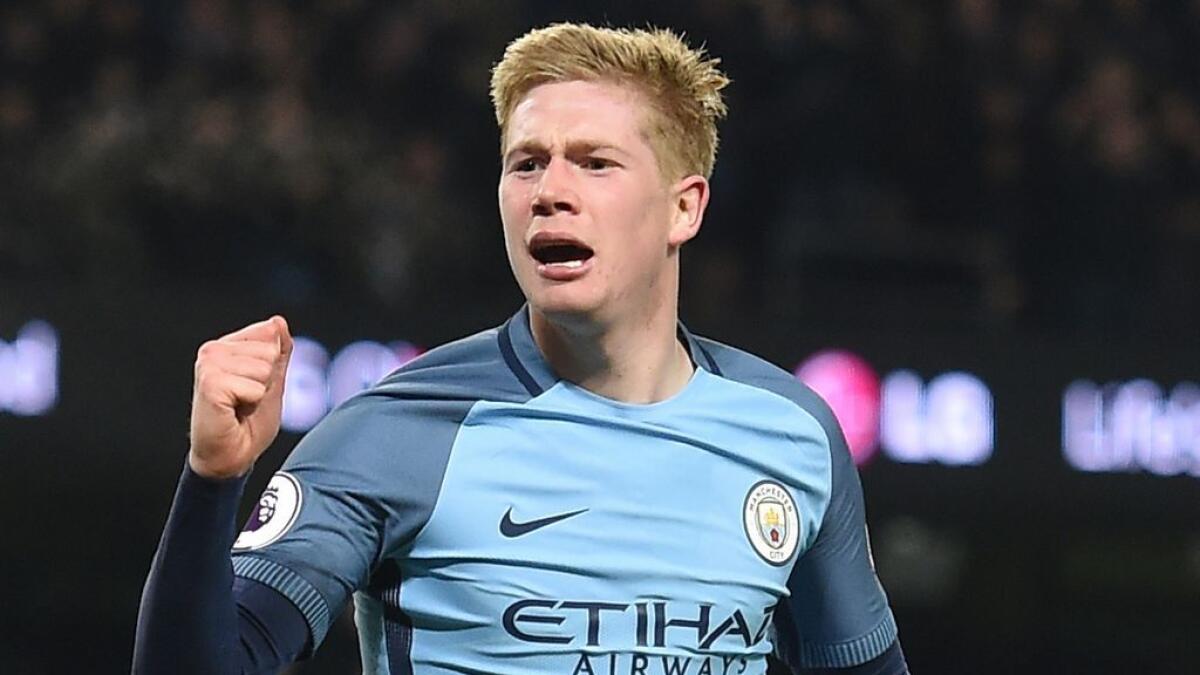 Football: UAE a great place to develop football, says Manchester Citys De Bruyne