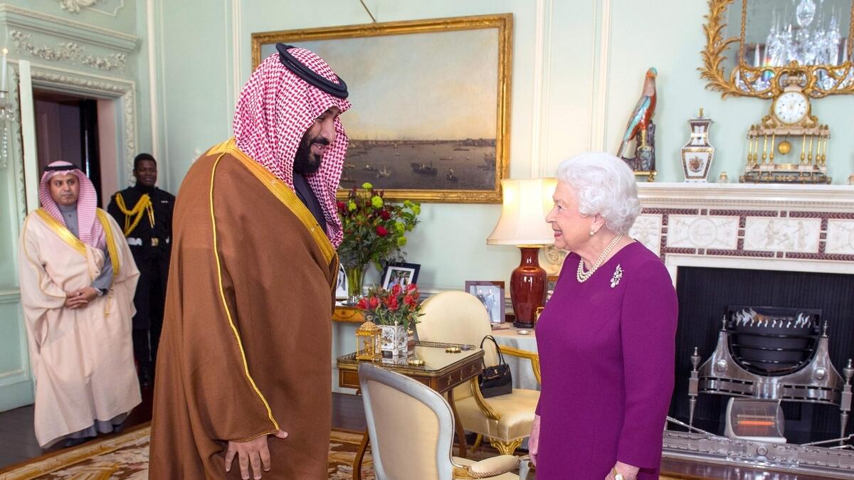 Photos: Saudi Crown Prince meets Queen Elizabeth on UK trip