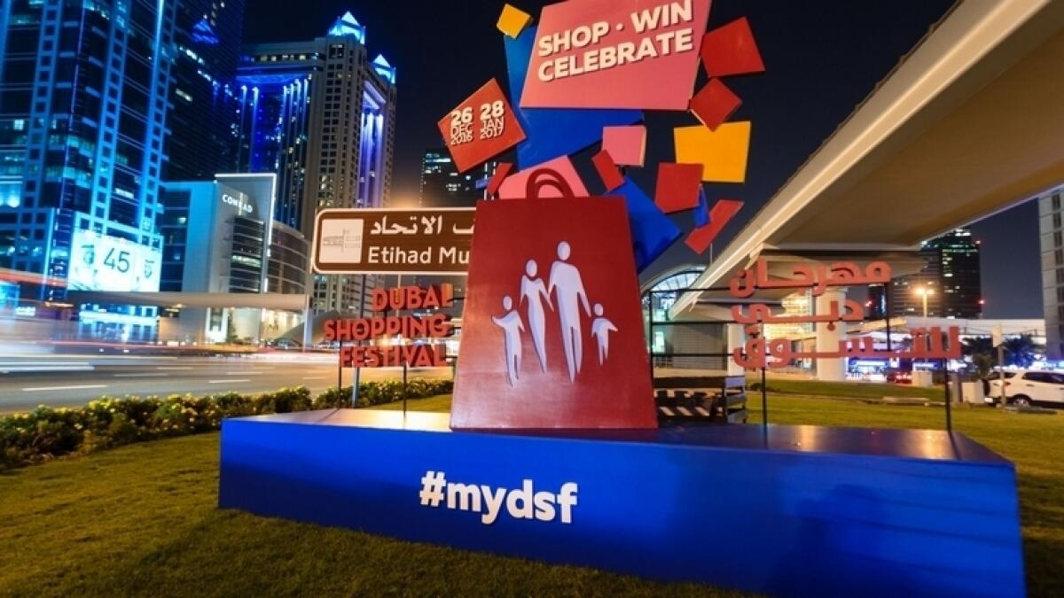 Placing/exploiting logos of Dubai Shopping Festival logo or Dubai Summer Surprises without permission-Dh20,000 fine