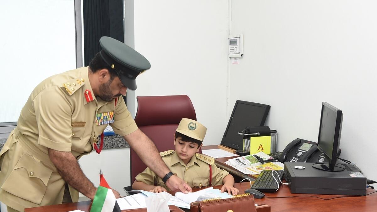Video: Dubai Police fulfil students wish to be officer for a day