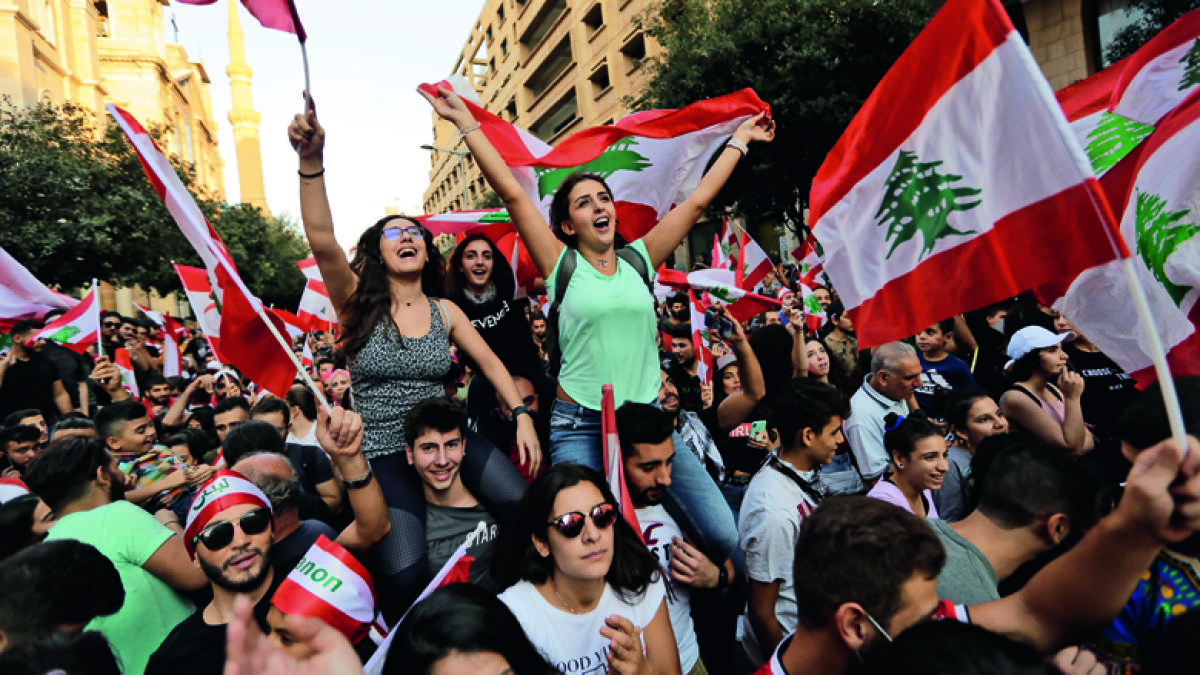 lebanon, protests, anti-government, swell