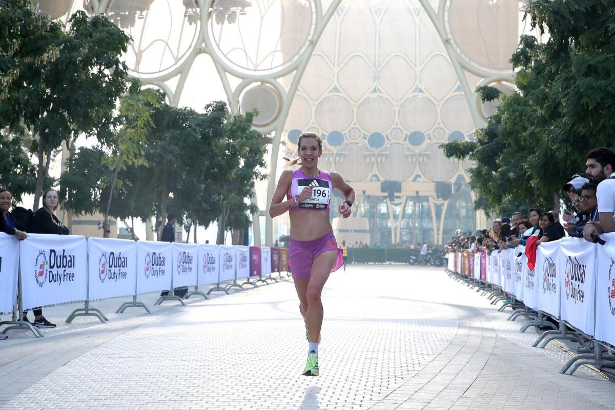 Gerda Steyn, the Dubai-based South African Olympian who will be attempting to win her fifth straight 10km title  = Supplied photo