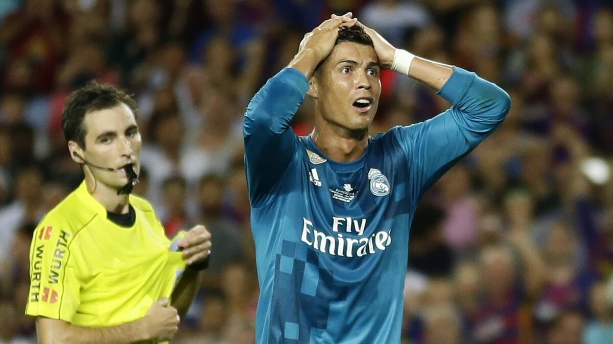 Ronaldo banned for five matches after Clasico heroics 